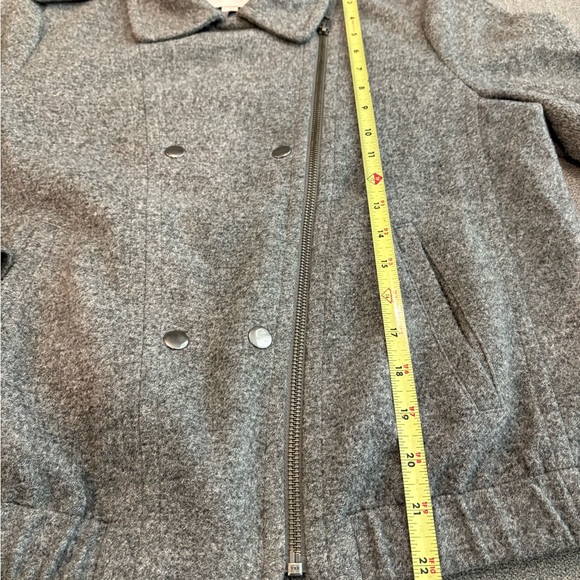 LOFT Ann Taylor Women's Charcoal Pea Coat Style Jacket - M - Picture 6 of 8